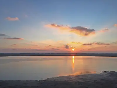Sonnenuntergang auf der Insel Amrum