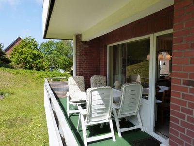 Balkon der Ferienwohnung Kreft in Wittdün auf Amrum