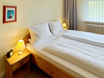 Schlafzimmer der Ferienwohnung Kreft in Wittdün auf Amrum