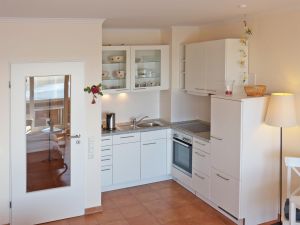 Küche in der Ferienwohnung Obere Wandelbahn 15/5 in Wittdün auf Amrum