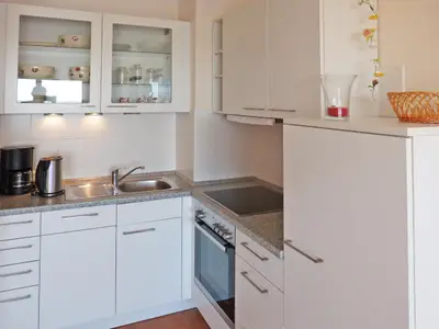 Küche in der Ferienwohnung Obere Wandelbahn 15/5 in Wittdün auf Amrum