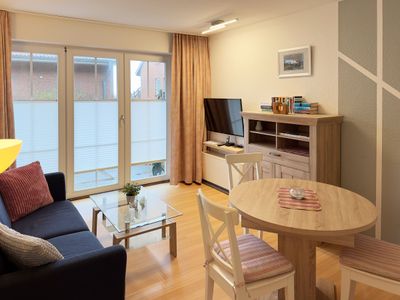 Wohnzimmer der Ferienwohnung Südspitze 18/3 in Wittdün auf Amrum