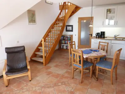 Küche in der Ferienwohnung Obere Wandelbahn 15/8 in Wittdün auf Amrum