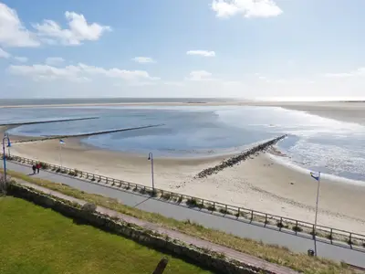 Meerblick in der Ferienwohnung Obere Wandelbahn 15/8 in Wittdün auf Amrum