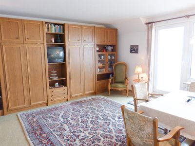 Wohnzimmer der Ferienwohnung Blick 19 in Wittdün auf Amrum