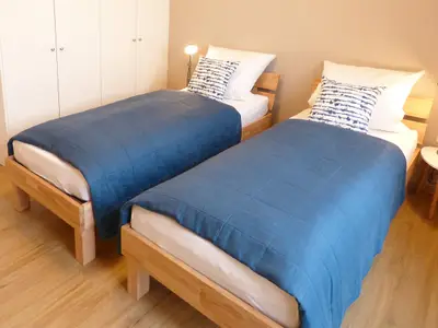 2. Schlafzimmer in der Ferienwohnung Weiße Düne 7 in Wittdün auf Amrum