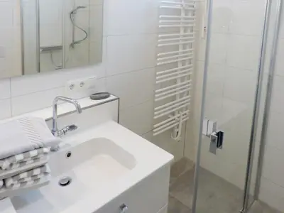 1. Badezimmer in der Ferienwohnung Weiße Düne 7 in Wittdün auf Amrum