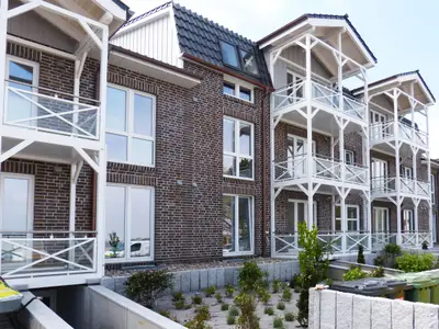 Nordansicht der Weißen Düne in Wittdün auf Amrum