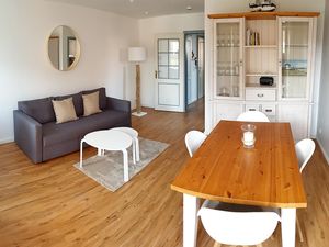 Wohnzimmer der Ferienwohnung Windstille in Wittdün auf Amrum