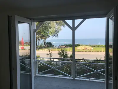 Blick vom Esszimmer / Küche auf das Wattenmeer