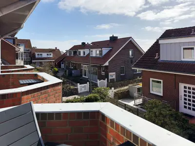 Blick vom Balkon der Ferienwohnung Südspitze 18/6 Meerblick in Wittdün auf Amrum