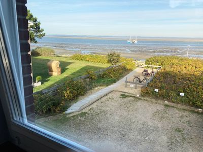 Parkplatz und Fahrradstellplatz der Ferienwohnung Tidenblick in Wittdün auf Amrum