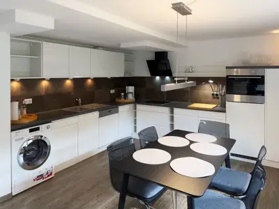 Küche der Ferienwohnung Agnes im Haus Diana in Wittdün auf Amrum