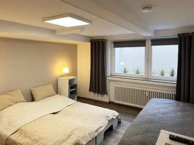 Schlafzimmer 2 der Ferienwohnung Agnes im Haus Diana in Wittdün auf Amrum