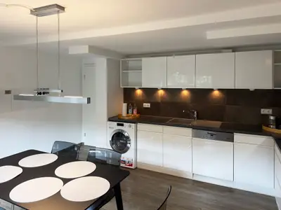 Küche der Ferienwohnung Agnes im Haus Diana in Wittdün auf Amrum