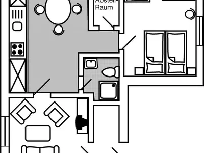 Ferienwohnung für 3 Personen (50 m²) in Wittdün 10/10