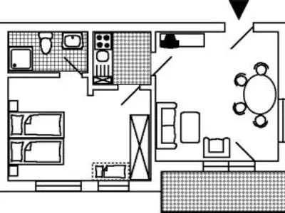 Ferienwohnung für 2 Personen (40 m²) in Wittdün 8/8