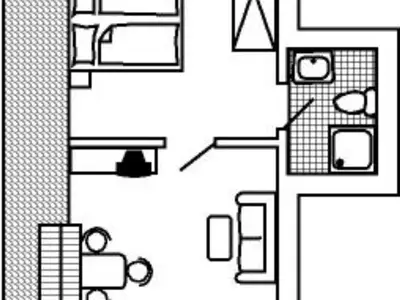 Ferienwohnung für 2 Personen (28 m²) in Wittdün 9/9