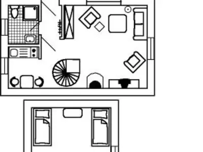 Ferienwohnung für 2 Personen (35 m²) in Wittdün 8/8