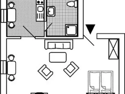 Ferienwohnung für 2 Personen (28 m²) in Wittdün 10/10
