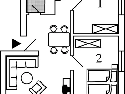 Ferienwohnung für 4 Personen (60 m²) in Wittdün 10/10