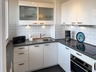 Küche der Ferienwohnung Anneliese in Wittdün auf Amrum