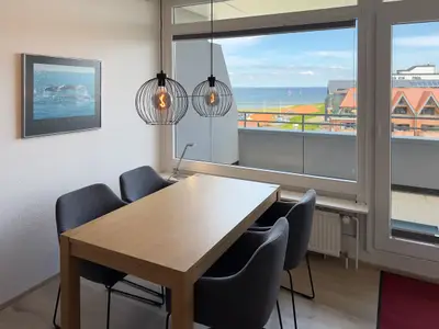 Essbereich in der Ferienwohnung Anneliese in Wittdün auf Amrum