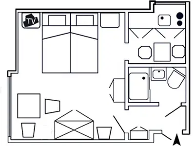 Ferienwohnung für 2 Personen (24 m²) in Wittdün 5/10
