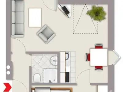 Ferienwohnung für 2 Personen (30 m²) in Wittdün 4/9
