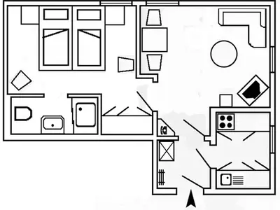 Ferienwohnung für 2 Personen (36 m²) in Wittdün 7/10