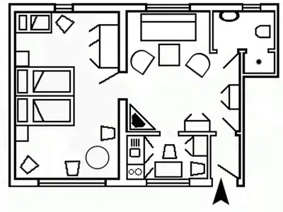 Ferienwohnung für 2 Personen (47 m²) in Wittdün 6/10