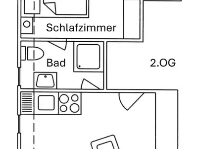 Ferienwohnung für 2 Personen (30 m²) in Wittdün 6/6