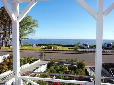 Nordbalkon der Ferienwohnung Weiße Düne 4 in Wittdün auf Amrum