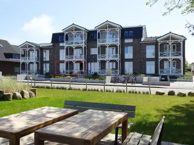 Blick auf das Feriendomizil Weiße Düne in Wittdün auf Amrum