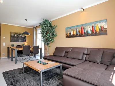 Wohnzimmer mit Sitzecke