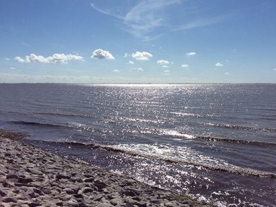 Ostfriesische Inseln am Horizont