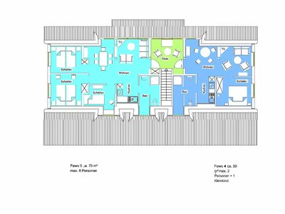 Grundriss. Grundriss Wohnung 4 und 5