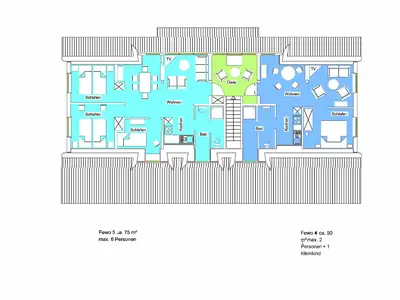 Grundriss. Grundriss Wohnung 4 und 5