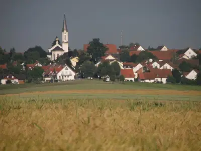 Ortsrand von Osten