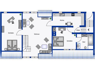 Ferienwohnung für 4 Personen (75 m²) in Wrixum 7/10