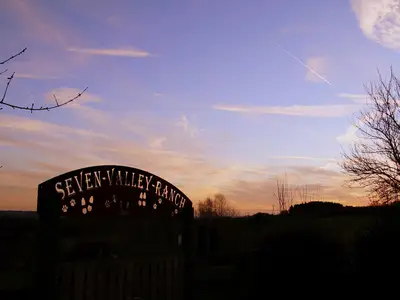 Abendstimmung auf der Ranch