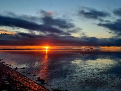 Sonnenuntergang Wattenmeer