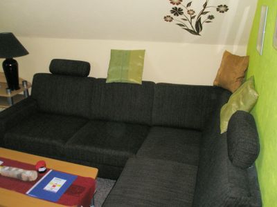 Wohnzimmer/Schlafcouch Fewo Schlepper