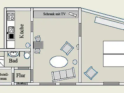 Wohnung Kapitän - Der Deichhof