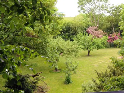 Der Deichhof: Toplicht mit Blick in den Garten und über den Seedeich!