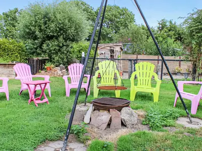 outside