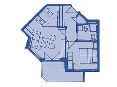 Ferienwohnung für 2 Personen (46 m²) in Wustrow (Ostseebad) 7/10