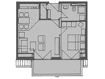 Ferienwohnung für 4 Personen (48 m²) in Wustrow (Ostseebad) 6/10
