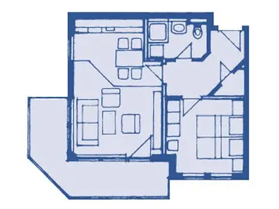 Ferienwohnung für 2 Personen (51 m²) in Wustrow (Ostseebad) 5/10