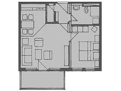 Ferienwohnung für 4 Personen (48 m²) in Wustrow (Ostseebad) 6/10